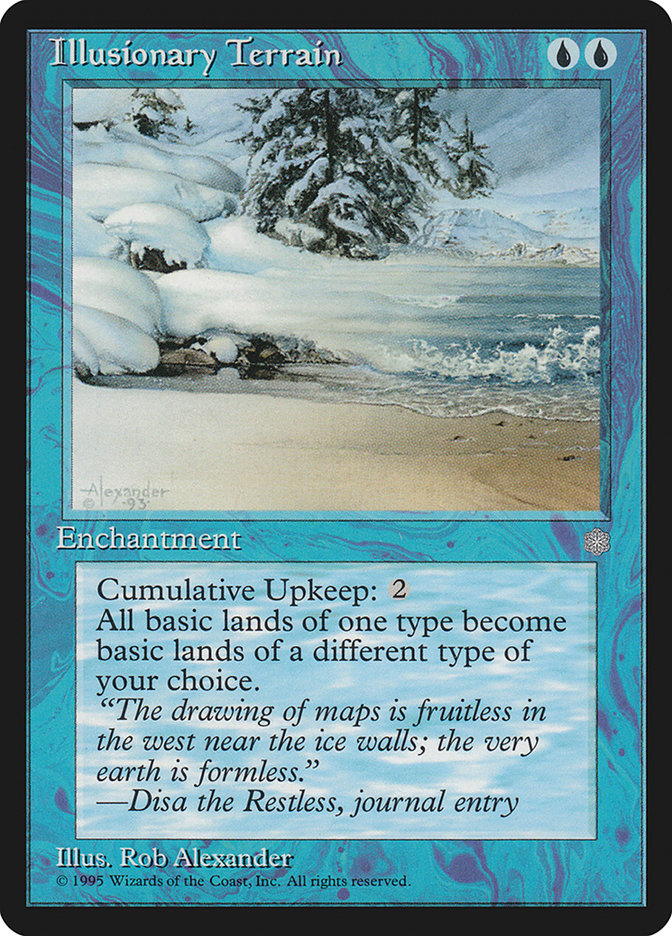 Illusionary Terrain 77/383 (Ice Age)  | Good Games Modbury