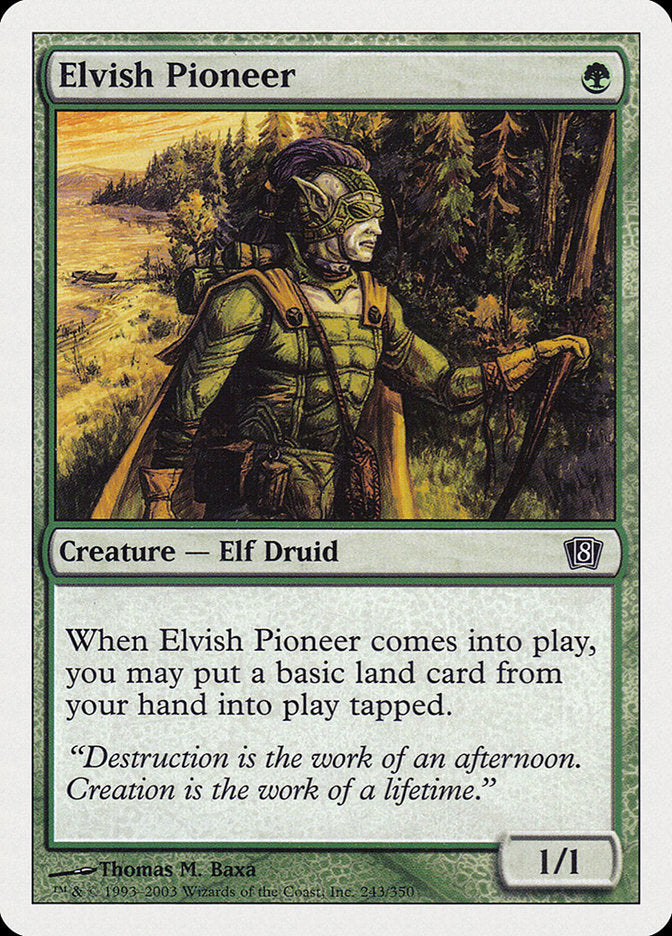Elvish Pioneer 243/350 (8th Edition)  | Good Games Modbury