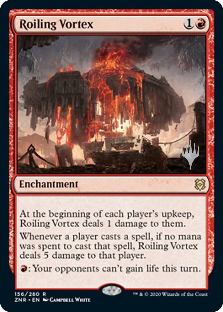 Roiling Vortex 156p/169 (Promo Pack: Zendikar Rising)  | Good Games Modbury