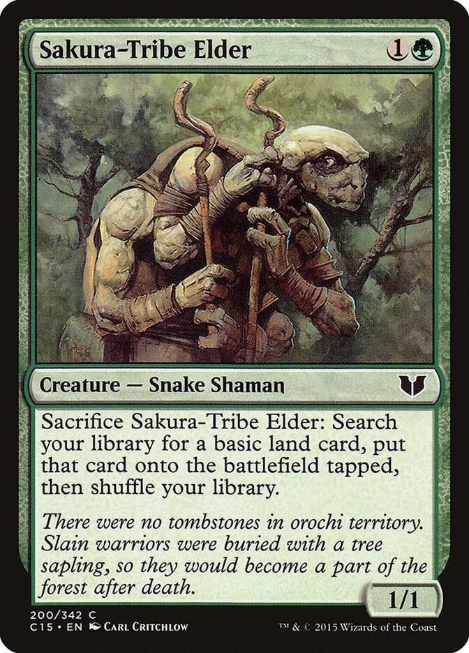 Sakura-Tribe Elder 200/342 (Commander 2015)  | Good Games Modbury
