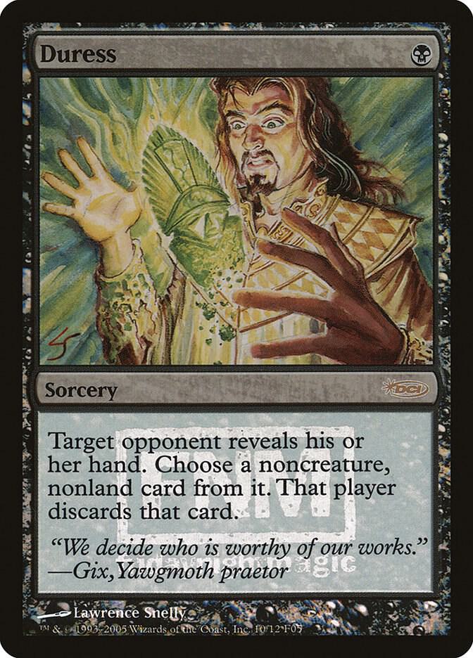 Duress 10/12 (FNM Promos)  - Foil | Good Games Modbury