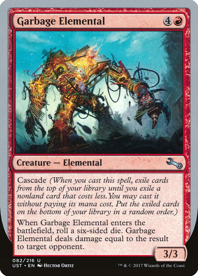 Garbage Elemental 82/216 (Unstable)  - Foil | Good Games Modbury