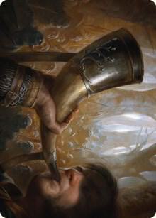 Horn of Gondor Art Card 29 (Art Series: Universes Beyond: The Lord of the Rings: Tales of Middle-earth)  | Good Games Modbury