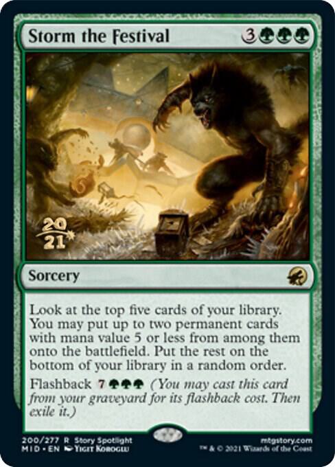 Storm the Festival 200s/171 (Prerelease Cards)  - Foil | Good Games Modbury