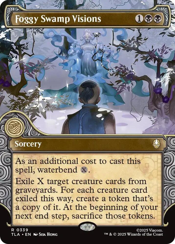 Foggy Swamp Visions  339/286 (Avatar: The Last Airbender)  - Showcase Foil | Good Games Modbury