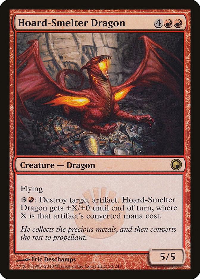 Hoard-Smelter Dragon 93 (Scars of Mirrodin)  - Foil | Good Games Modbury