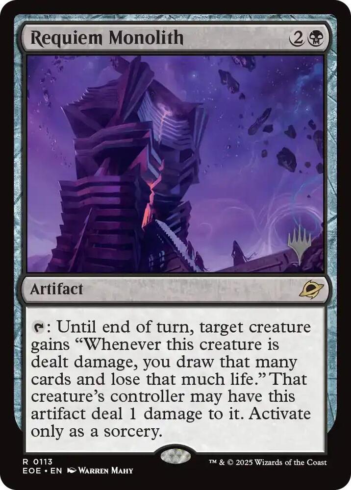 Requiem Monolith 113p/160 (Promo Pack: Edge of Eternities)  - Foil | Good Games Modbury