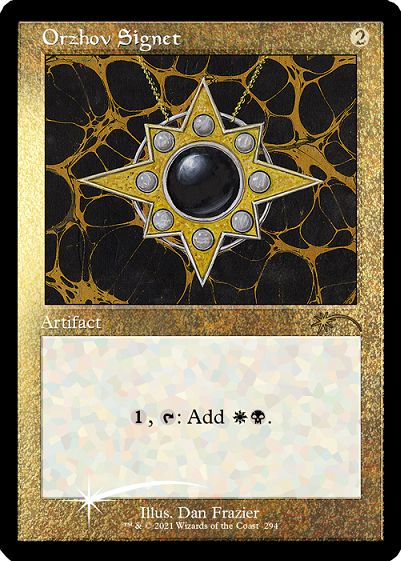 Orzhov Signet (Retro) (Foil Etched) [Secret Lair Drop Series] | Good Games Modbury