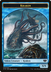 Kraken // Zombie (011/036) Double-Sided Token [Commander 2014 Tokens] | Good Games Modbury