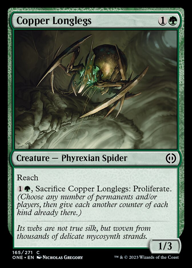 Copper Longlegs [Phyrexia: All Will Be One] | Good Games Modbury