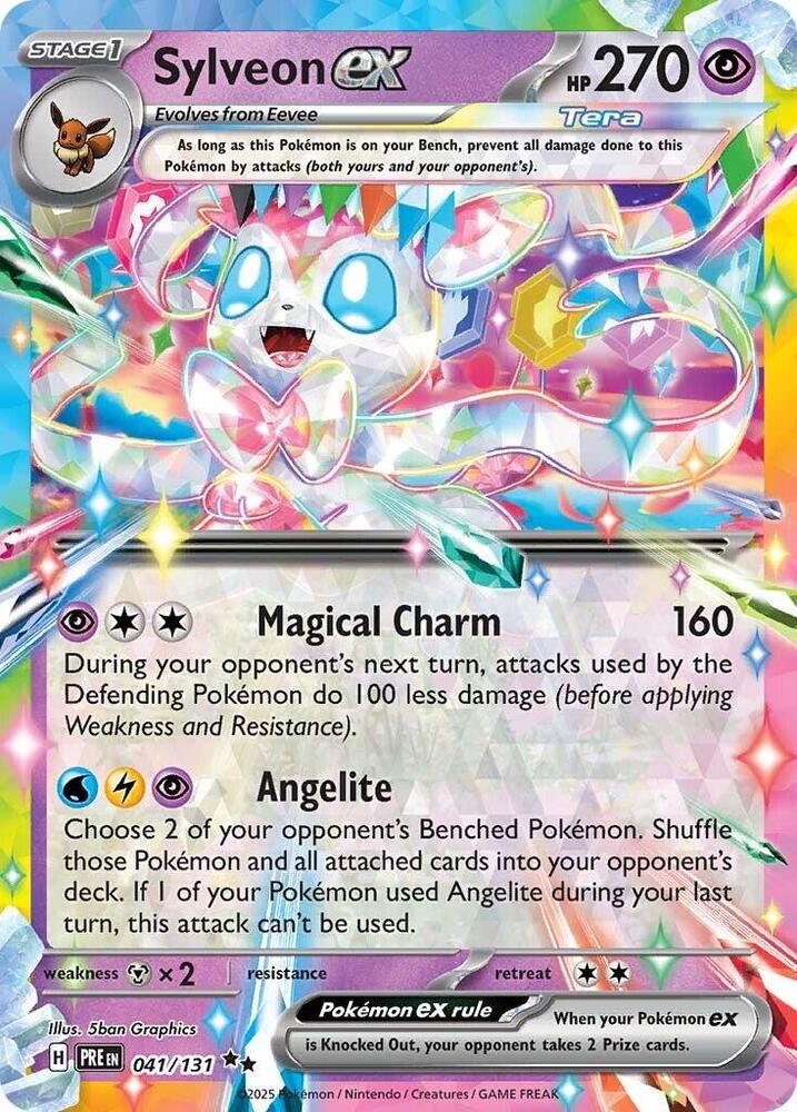 Sylveon ex (041/131) [Scarlet & Violet: Prismatic Evolutions] | Good Games Modbury