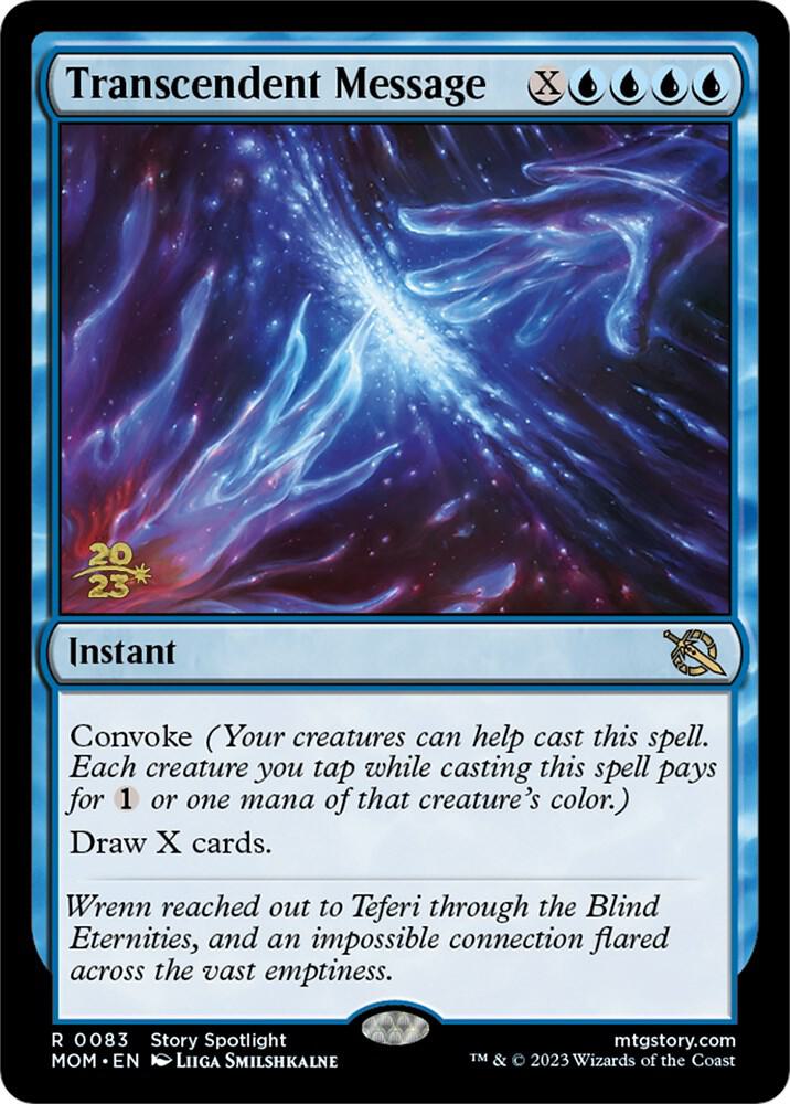 Transcendent Message 83s/162 (Prerelease Cards)  - Foil | Good Games Modbury