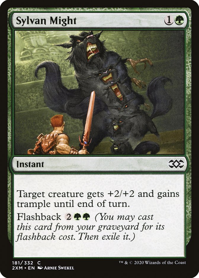 Sylvan Might 181/332 (Double Masters)  - Foil | Good Games Modbury