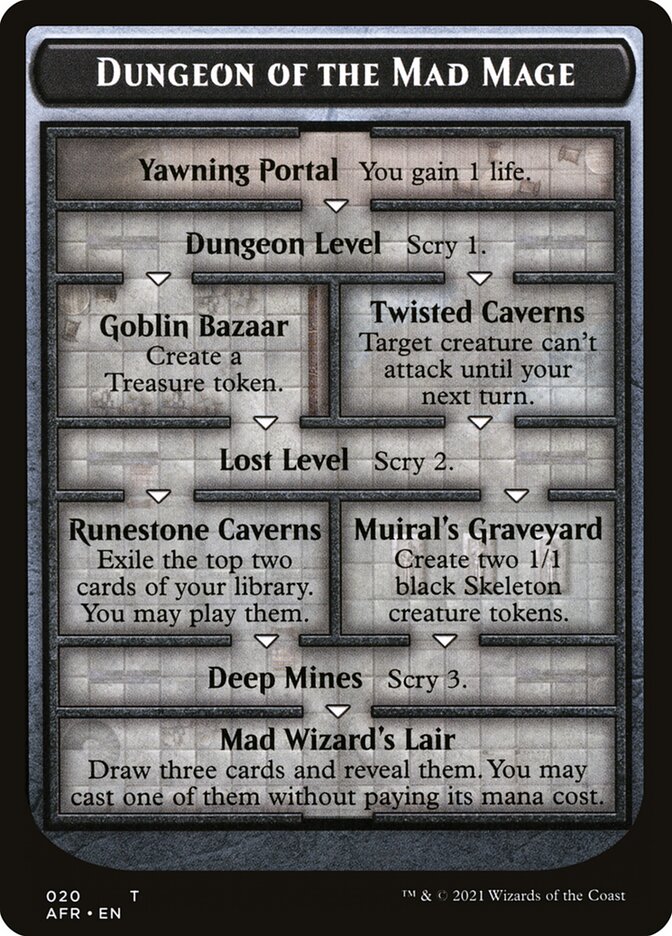 Dungeon of the Mad Mage 20 (Oversize Cards)  | Good Games Modbury