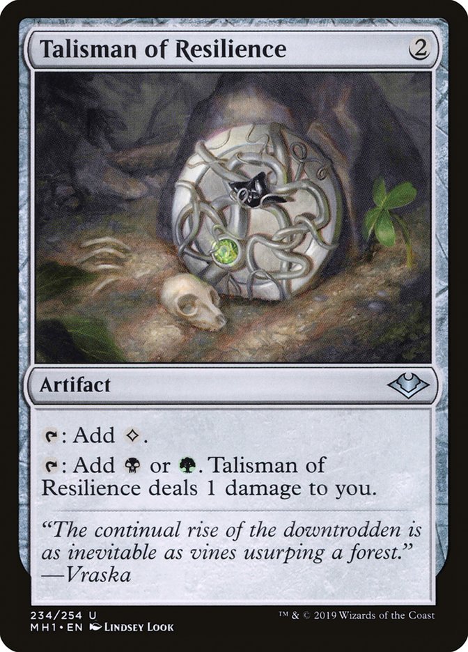 Talisman of Resilience [Modern Horizons] | Good Games Modbury