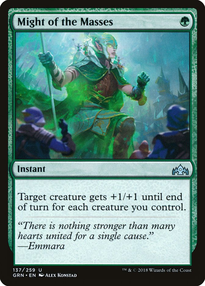 Might of the Masses [Guilds of Ravnica] | Good Games Modbury