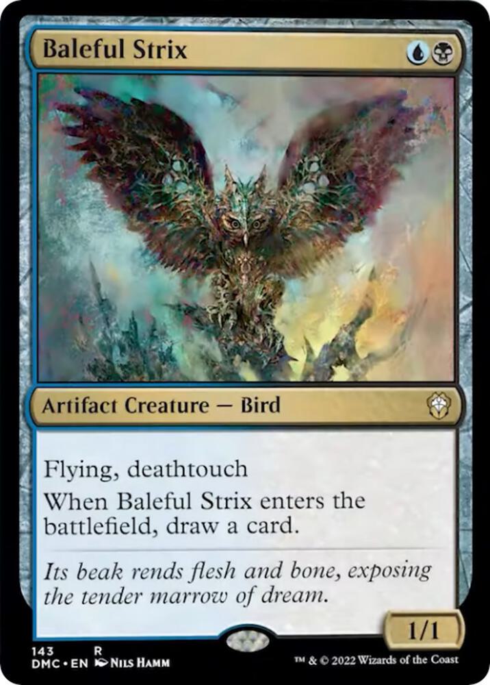 Baleful Strix 143/50 (Commander: Dominaria United)  | Good Games Modbury