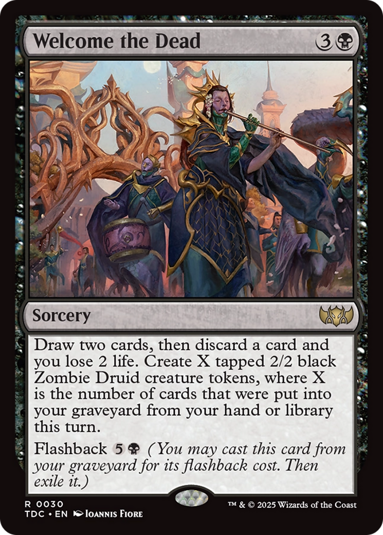 Welcome the Dead [Tarkir: Dragonstorm Commander] | Good Games Modbury