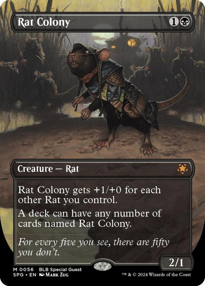 Rat Colony 56/0 (Special Guests)  - Borderless Foil | Good Games Modbury