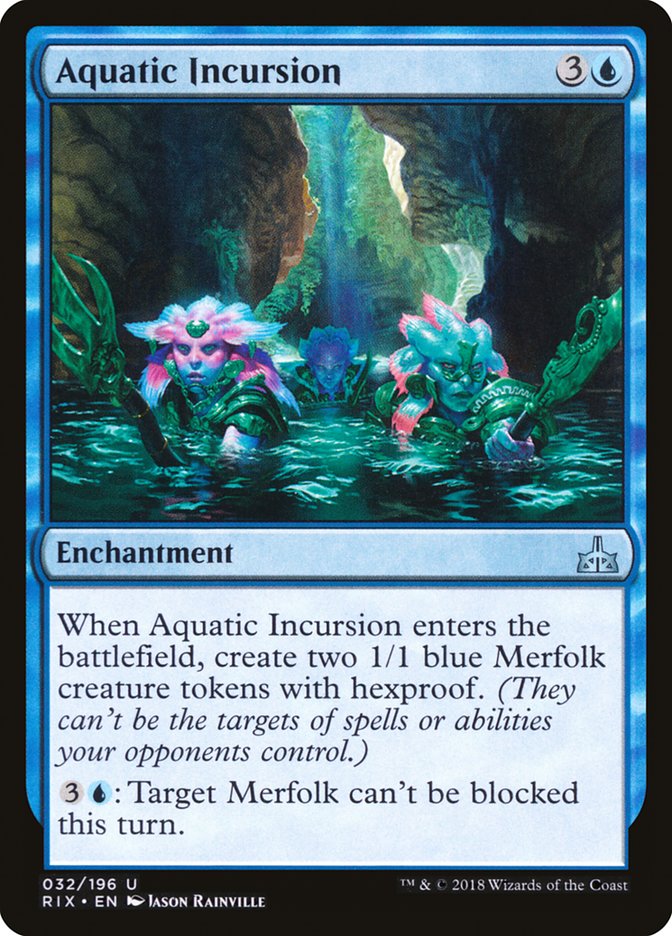 Aquatic Incursion 32/196 (Rivals of Ixalan)  - Foil | Good Games Modbury