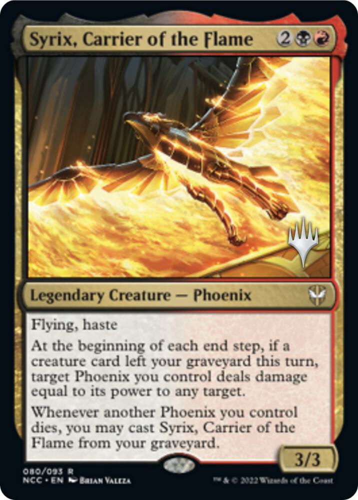Syrix Carrier of the Flame 80 (Promo Pack: Streets of New Capenna)  - Foil | Good Games Modbury