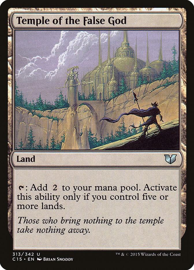 Temple of the False God 313/342 (Commander 2015)  | Good Games Modbury
