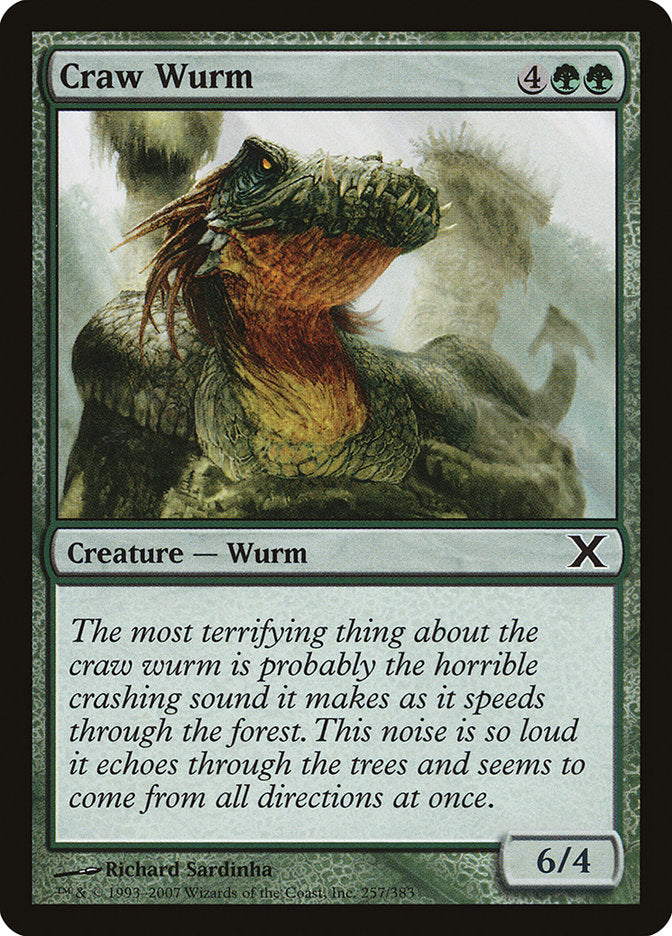 Craw Wurm [Tenth Edition] | Good Games Modbury