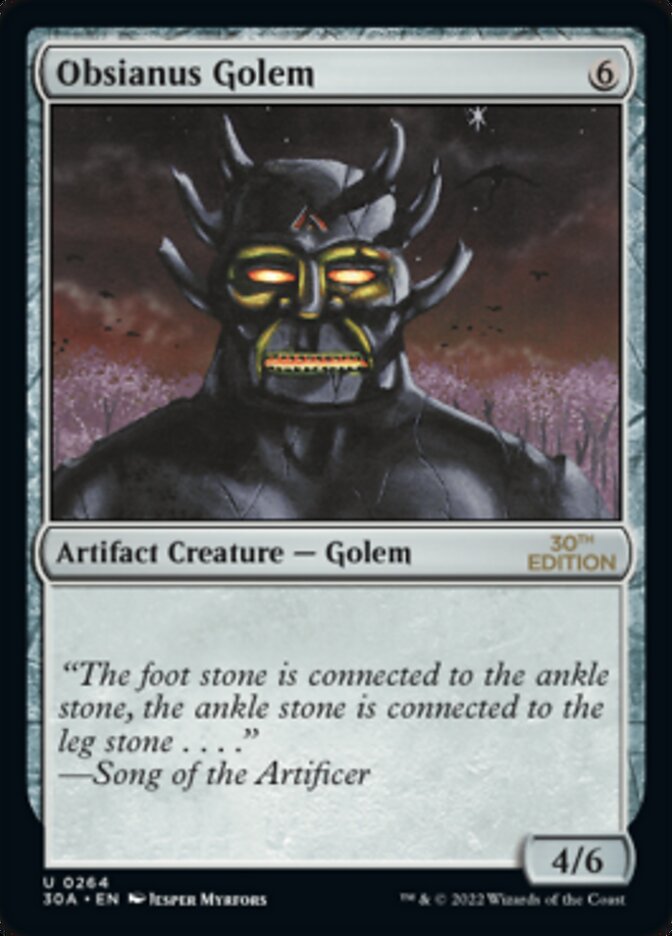 Obsianus Golem [30th Anniversary Edition] | Good Games Modbury