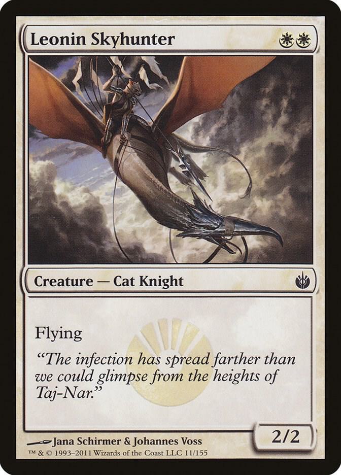 Leonin Skyhunter 11 (Mirrodin Besieged)  - Foil | Good Games Modbury