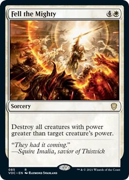 Fell the Mighty 85/38 (Commander: Innistrad: Crimson Vow)  | Good Games Modbury