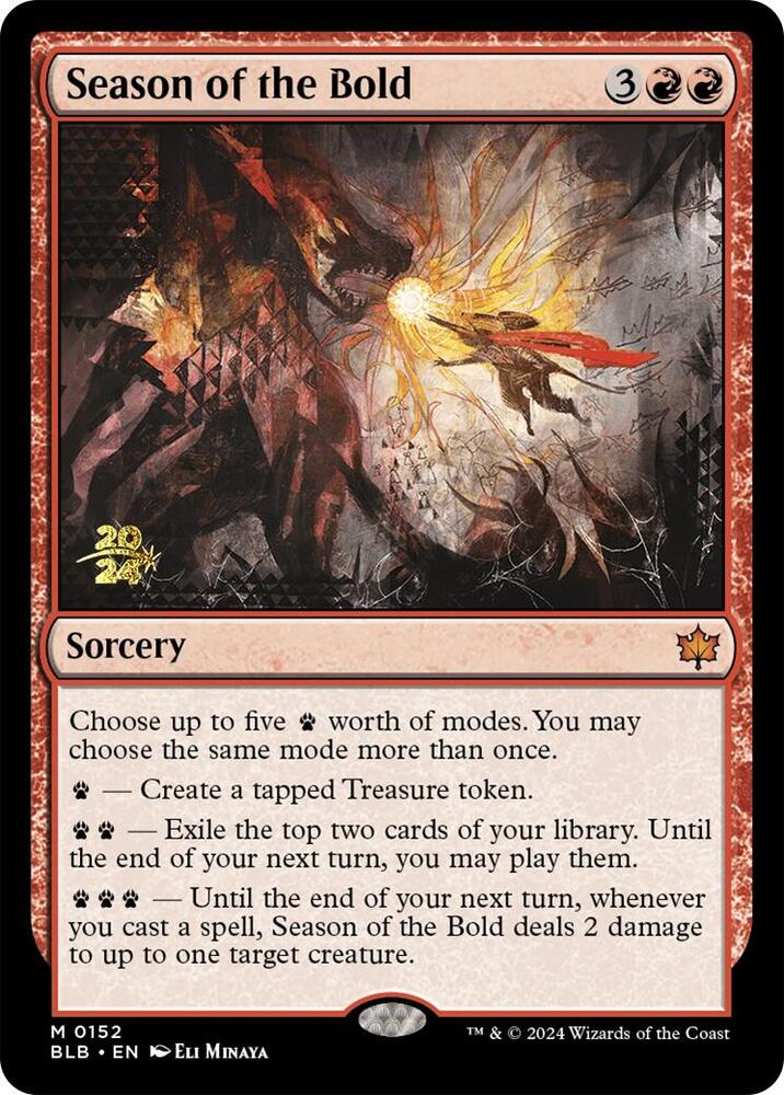 Season of the Bold 152s/160 (Prerelease Cards)  - Foil | Good Games Modbury