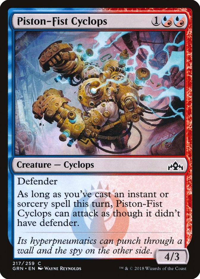 Piston-Fist Cyclops [Guilds of Ravnica] | Good Games Modbury