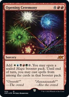 Opening Ceremony Galaxy Foil 404/244 (Unfinity)  - Foil | Good Games Modbury