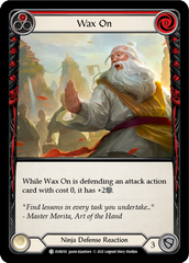 Wax On (Red) [EVR050] (Everfest)  1st Edition Rainbow Foil | Good Games Modbury