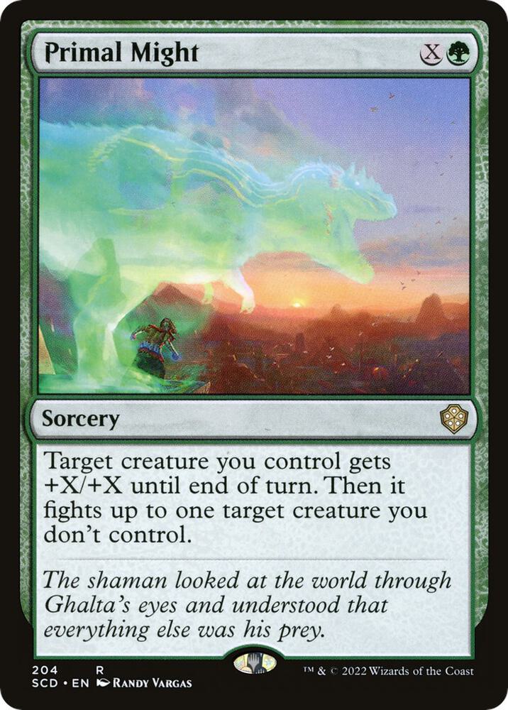 Primal Might 204/352 (Starter Commander Decks)  | Good Games Modbury