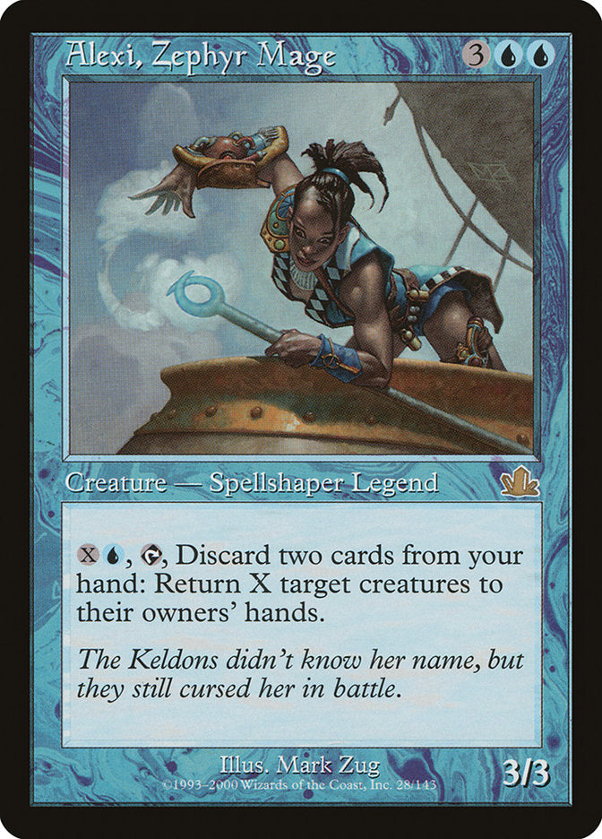 Alexi, Zephyr Mage 28/143 (Prophecy)  | Good Games Modbury