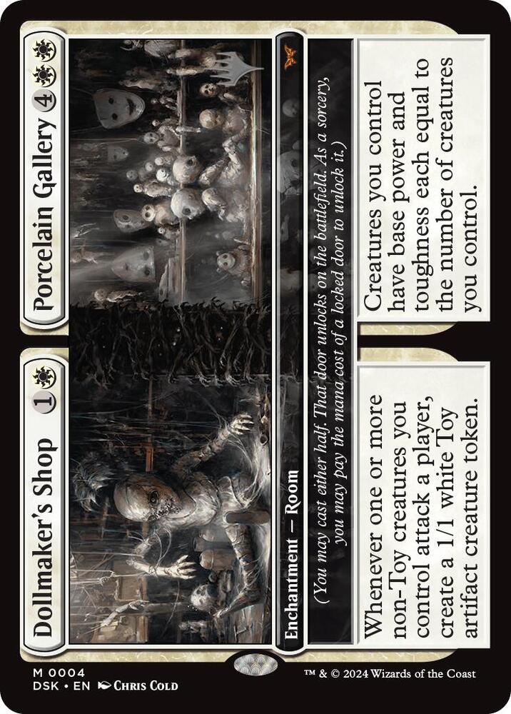 Dollmakers Shop Porcelain Gallery 4 (Promo Pack: Duskmourn: House of Horror)  - Foil | Good Games Modbury