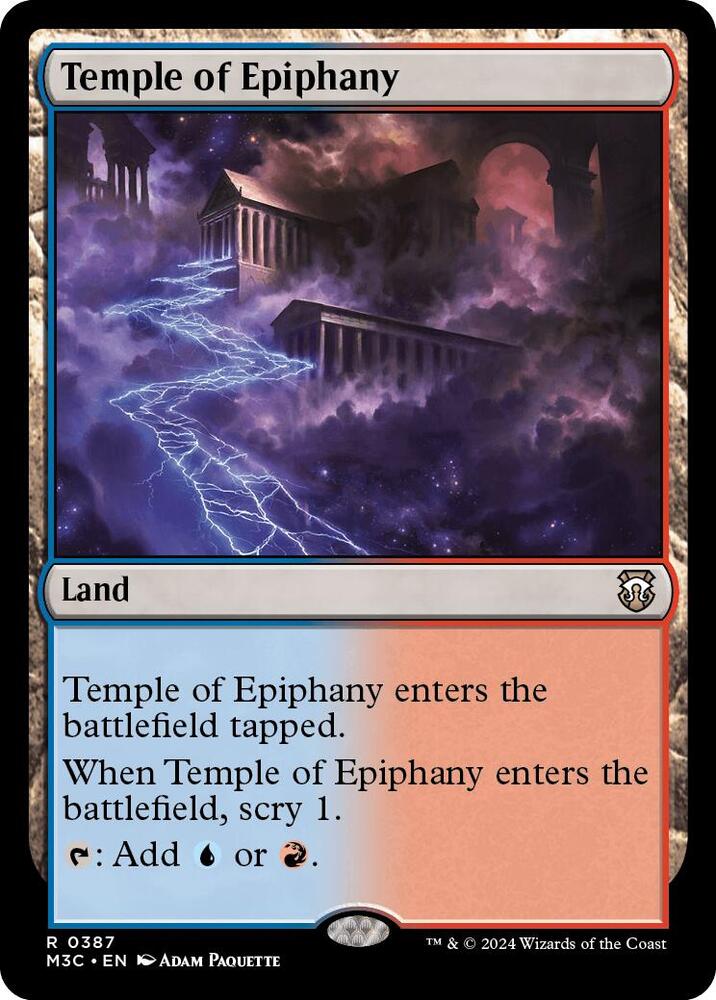 Temple of Epiphany 387/411 (Commander: Modern Horizons 3)  - Ripple Foil | Good Games Modbury