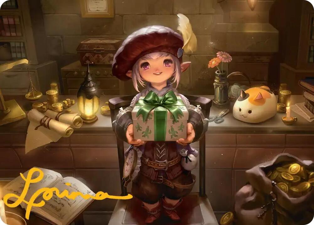Tataru Taru Art Card Gold Stamped Signature 25 (Art Series: FINAL FANTASY)  | Good Games Modbury