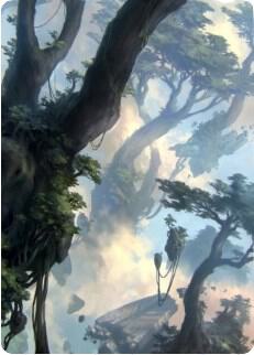 Forest Art Card 19 81 19 (Art Series: Zendikar Rising)  | Good Games Modbury