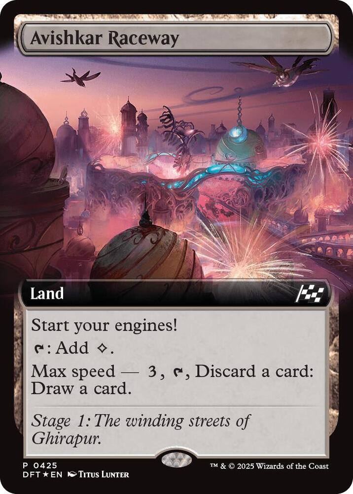 Avishkar Raceway 425/291 (Aetherdrift)  - Extended Art Foil | Good Games Modbury