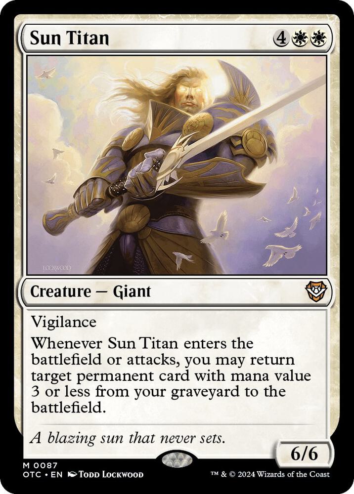 Sun Titan 87/342 (Commander: Outlaws of Thunder Junction)  | Good Games Modbury
