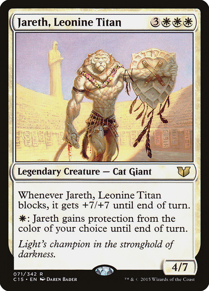 Jareth, Leonine Titan [Commander 2015] | Good Games Modbury