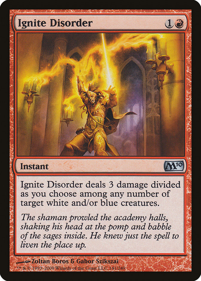 Ignite Disorder 141/249 (Magic 2010 (M10))  | Good Games Modbury