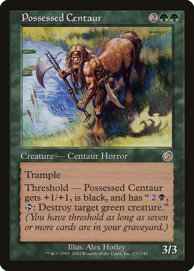 Possessed Centaur 137/143 (Torment)  - Foil | Good Games Modbury