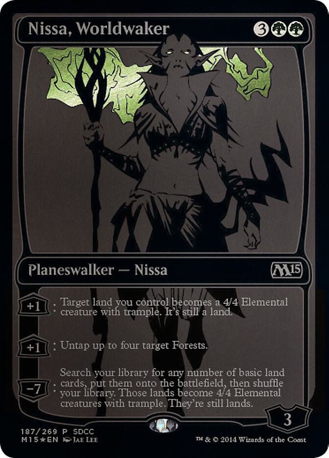 Nissa Worldwaker SDCC 2014 Exclusive 187/269 (Media Promos)  - Foil | Good Games Modbury