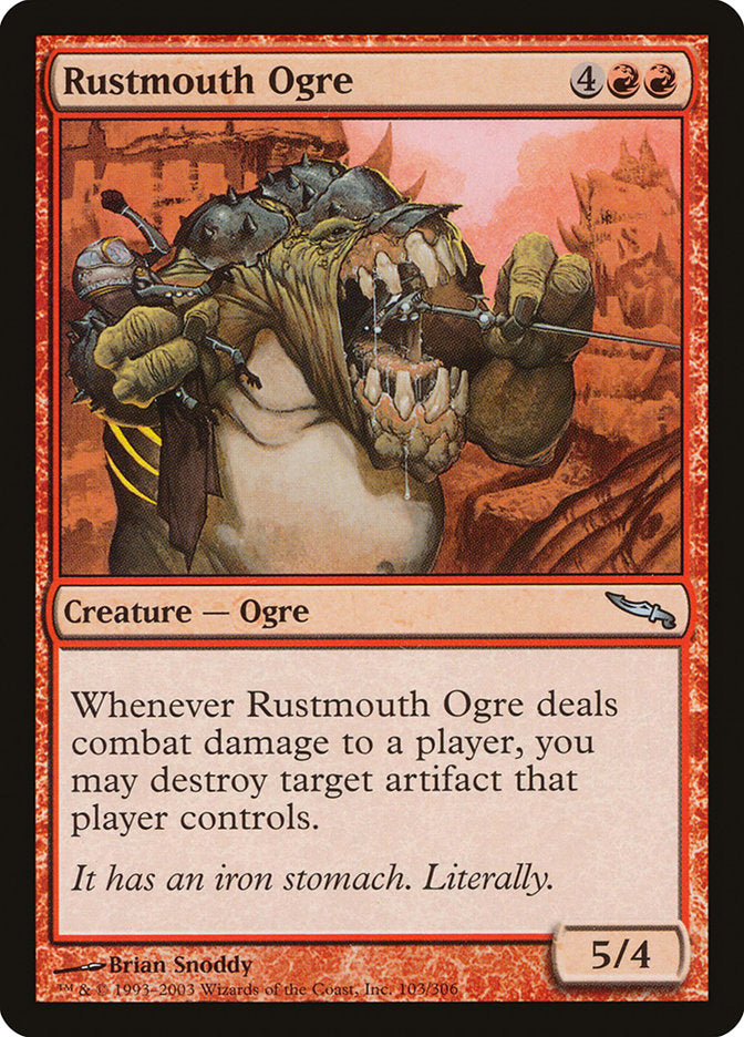 Rustmouth Ogre 103/306 (Mirrodin)  - Foil | Good Games Modbury