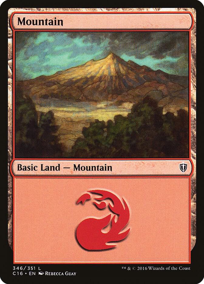 Mountain 346/351 (Commander 2016)  | Good Games Modbury