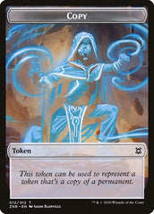 Cat // Copy Double-Sided Token [Zendikar Rising Tokens] | Good Games Modbury