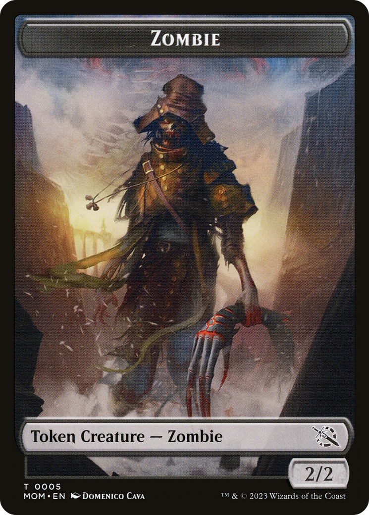 Treasure (21) // Zombie Double-Sided Token [March of the Machine Tokens] | Good Games Modbury